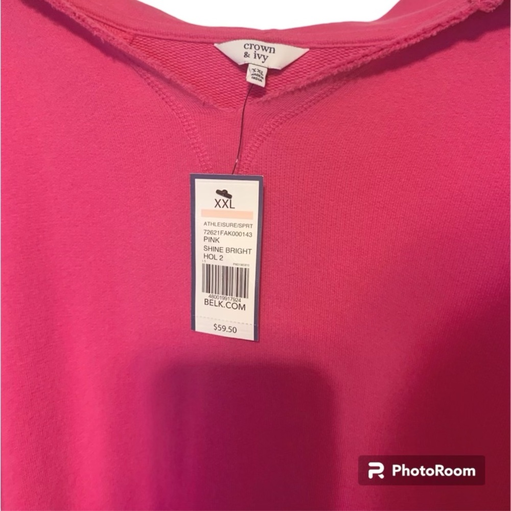 Crown & Ivy Women’s Sweatshirt/ Size XXL